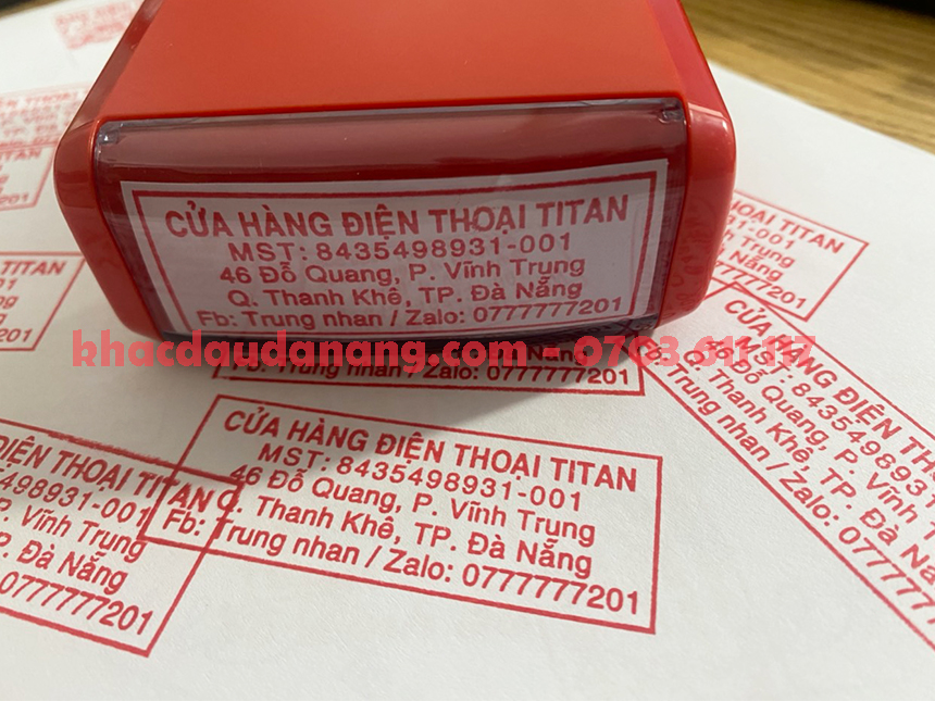 Khắc dấu ấn Đà Nẵng