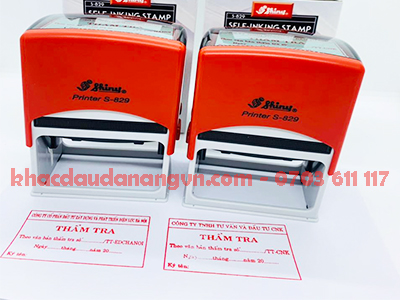Khắc dấu bản vẽ quận Cẩm Lệ