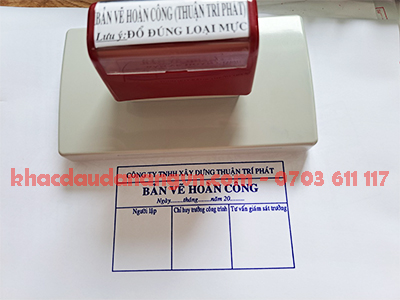 Khắc dấu bản vẽ quận Hải Châu