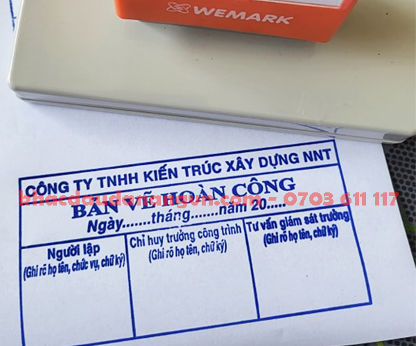Khắc dấu bản vẽ quận Sơn Trà 1