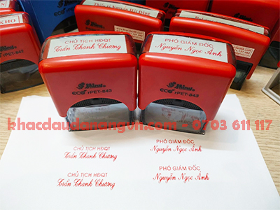 Khắc dấu cá nhân quận Sơn Trà