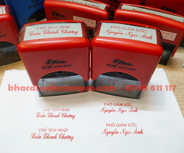 Khắc dấu cá nhân quận Sơn Trà 1