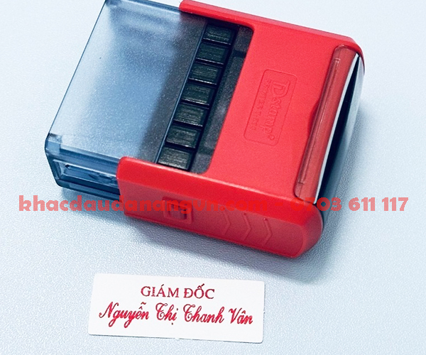 Khắc dấu chức danh phường An Khê 1