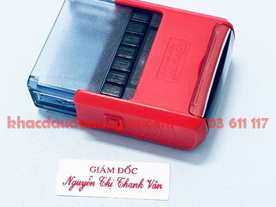 Khắc dấu chức danh phường An Khê