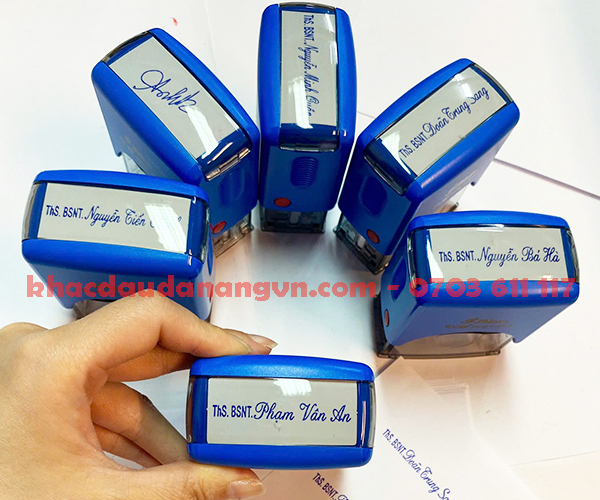 Khắc dấu chức danh phường Cẩm Lệ 1