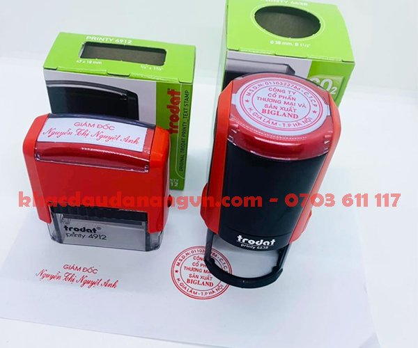 Khắc dấu công ty quận Liên Chiểu 1