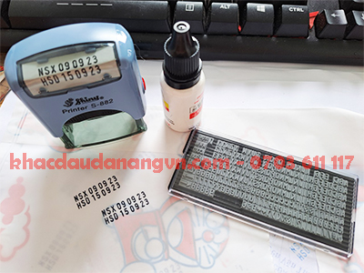 Khắc dấu dãy số Đà Nẵng