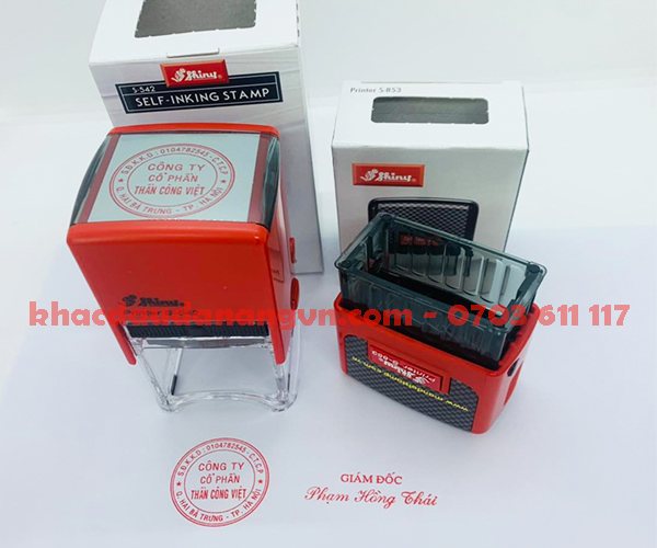 Khắc dấu pháp nhân quận Cẩm Lệ 1