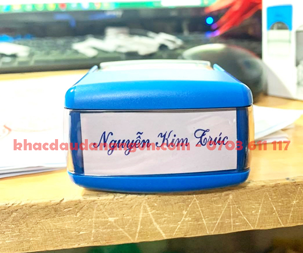 Khắc dấu tên phường Bàn Thạch 1