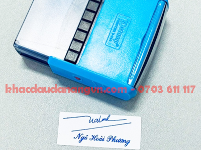 Khắc dấu tên phường Điện Bàn Bắc