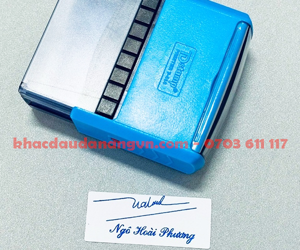 Khắc dấu tên phường Điện Bàn Bắc 1