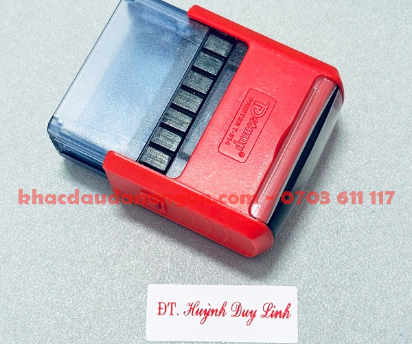 Khắc dấu tên phường Điện Bàn 1