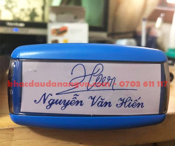 Khắc dấu tên quận Cẩm Lệ 1