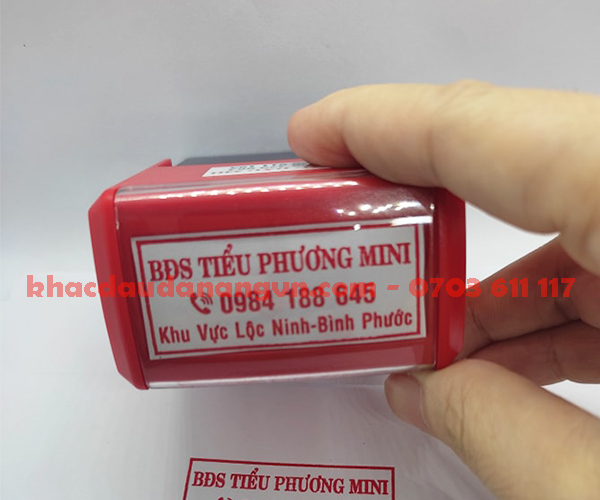 Khắc dấu tên quận Thanh Khê 1